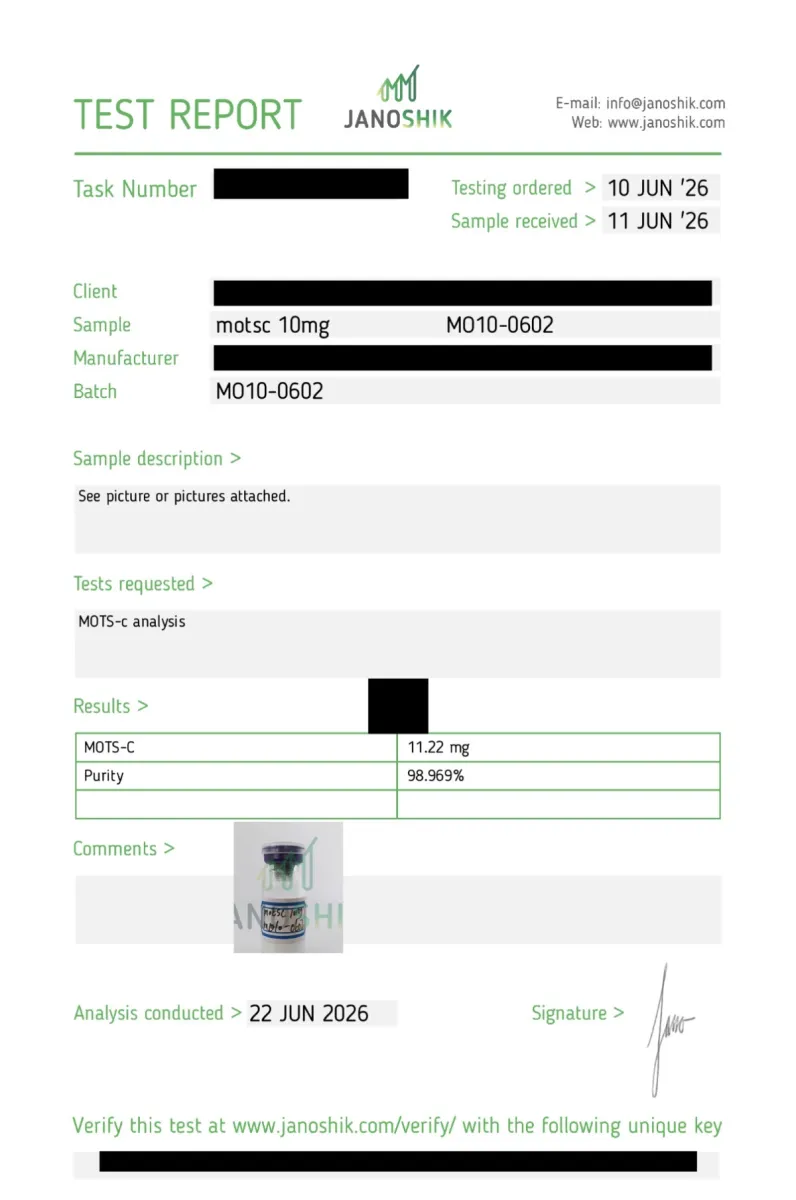 MOTS-C Vial 10 mg
