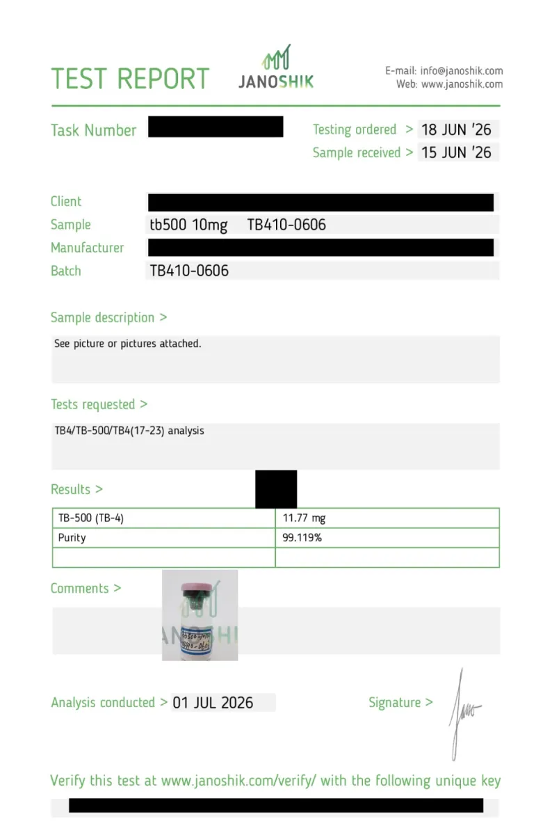 TB-500 Vial 10 mg