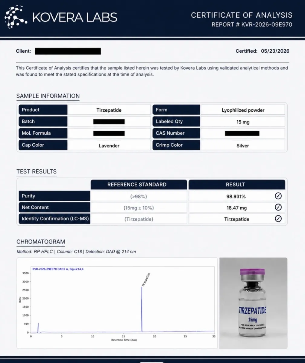 TIRZEPATIDE Vial 15 mg