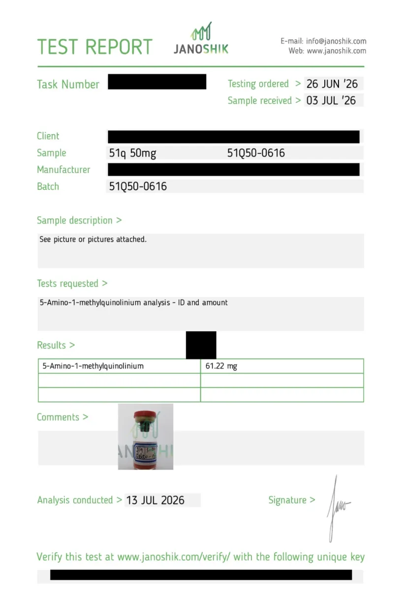 5-AMINO-1MQ (Chloride) 50mg