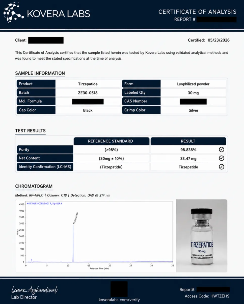 TIRZEPATIDE Vial 30 mg