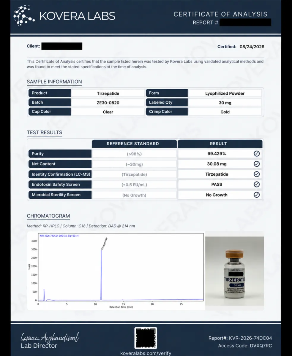 TIRZEPATIDE Vial 30 mg